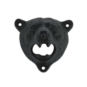 Desfacator de sticle in forma de cap de urs lemncupoveste